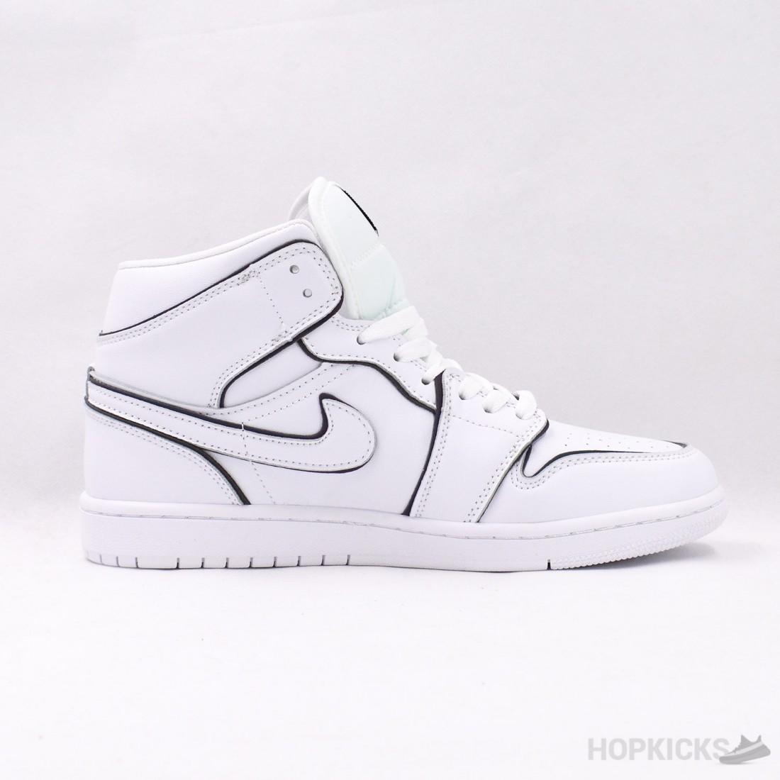 nike air jordan 1 mid iridescent white